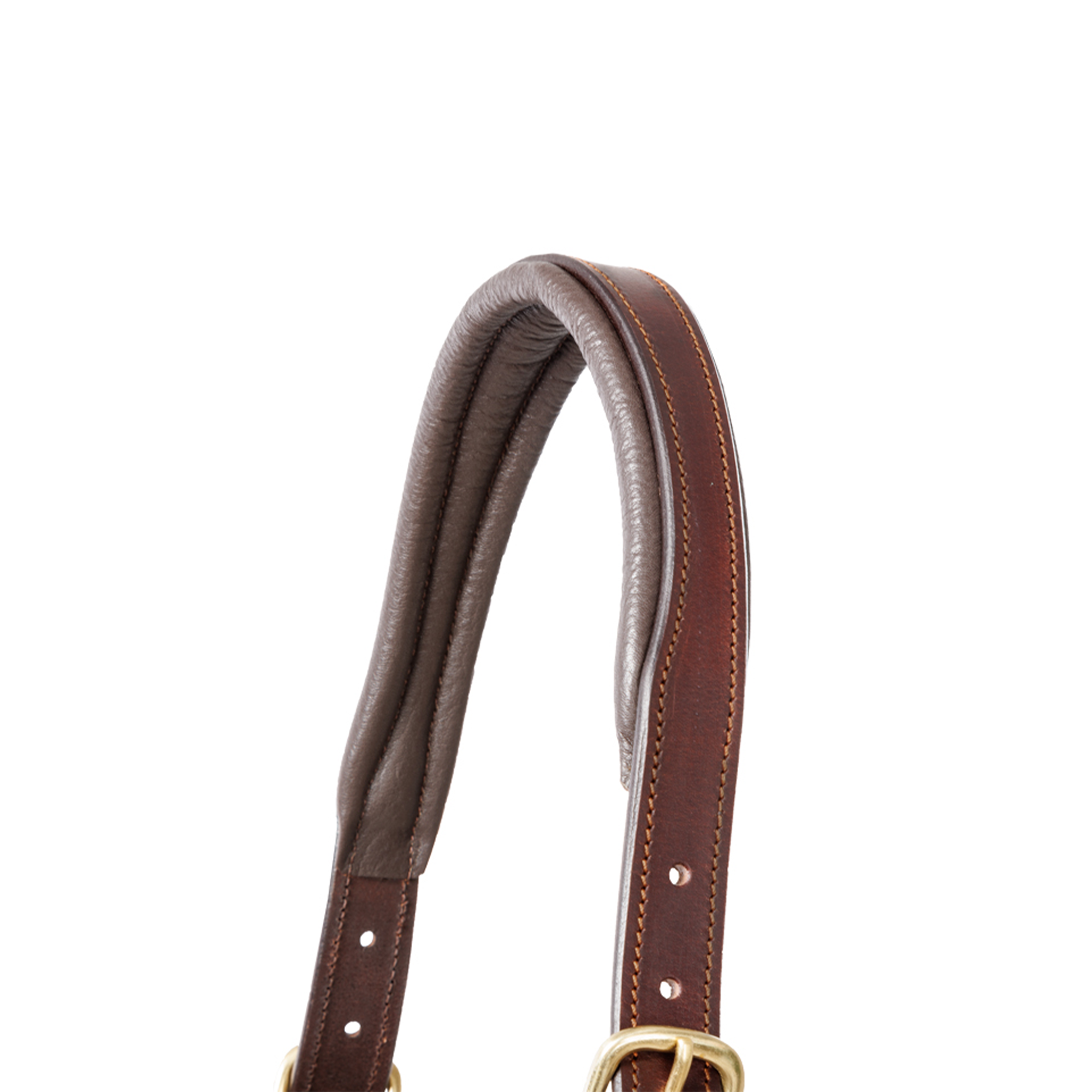 Kavalkade Cinta Leather Halter, Brown with Brass