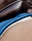 Kentucky Horsewear Skin Friendly Saddle Pad Velvet Dressage, Navy