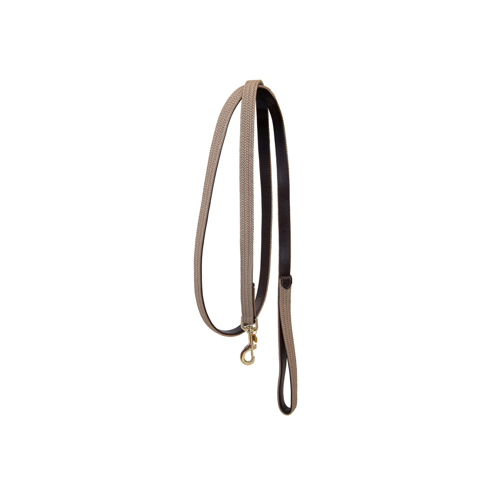 Kentucky Horsewear Plaited Nylon Horse Lead, Beige