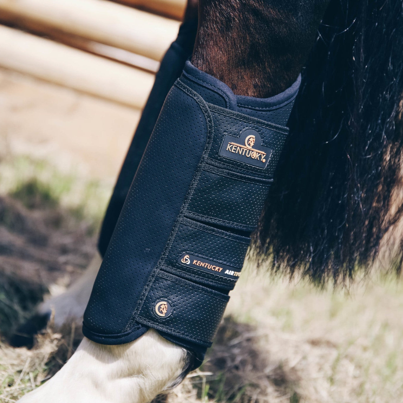 Kentucky Horsewear Eventing Boots Air Tech Hind, Black