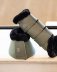 BR Equestrian Over Reach Boots Djoy, Agave Green