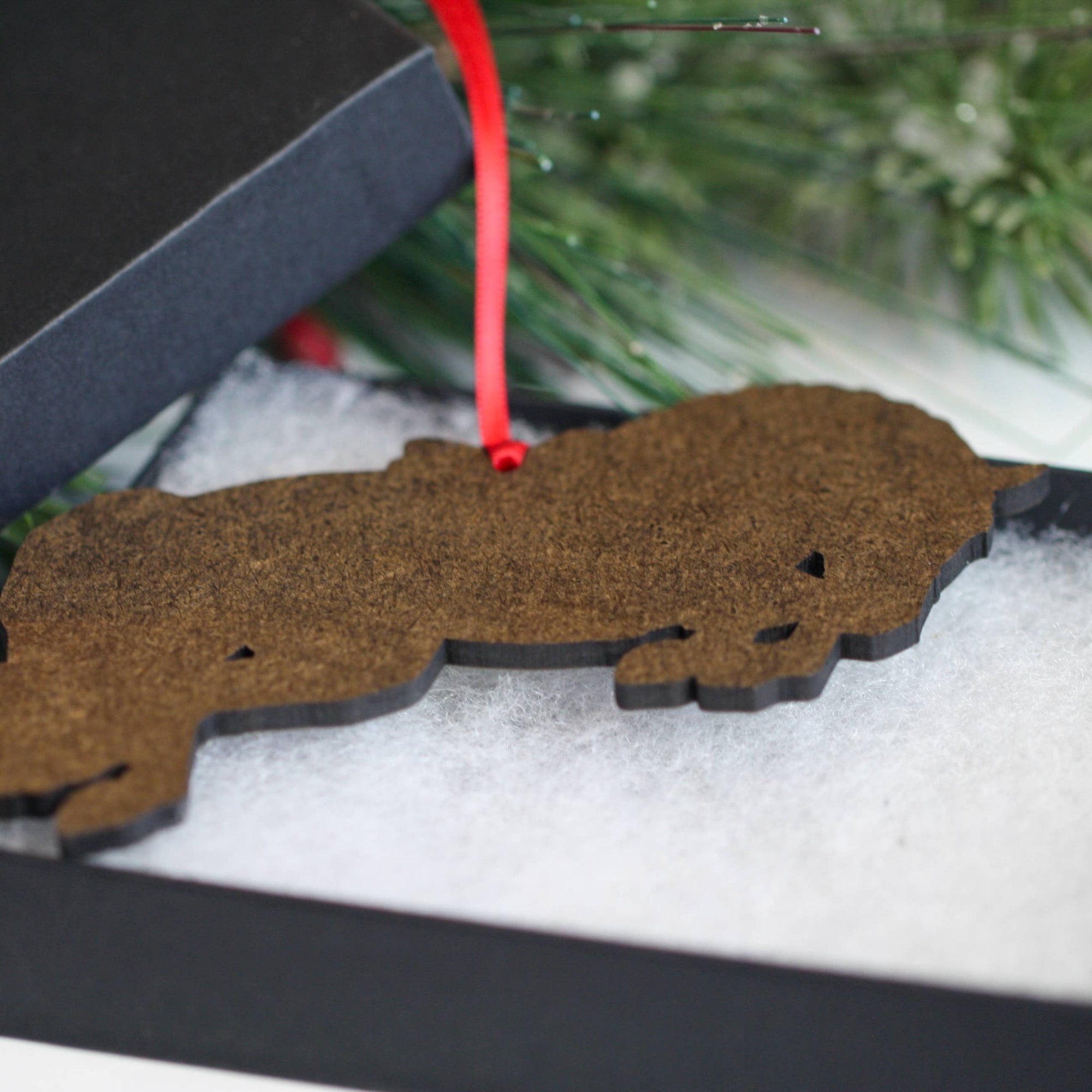 Classy Equine Jumping Horse Ornament - Bay Hunter Equestrian Christmas Gift