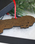 Classy Equine Jumping Horse Ornament - Bay Hunter Equestrian Christmas Gift