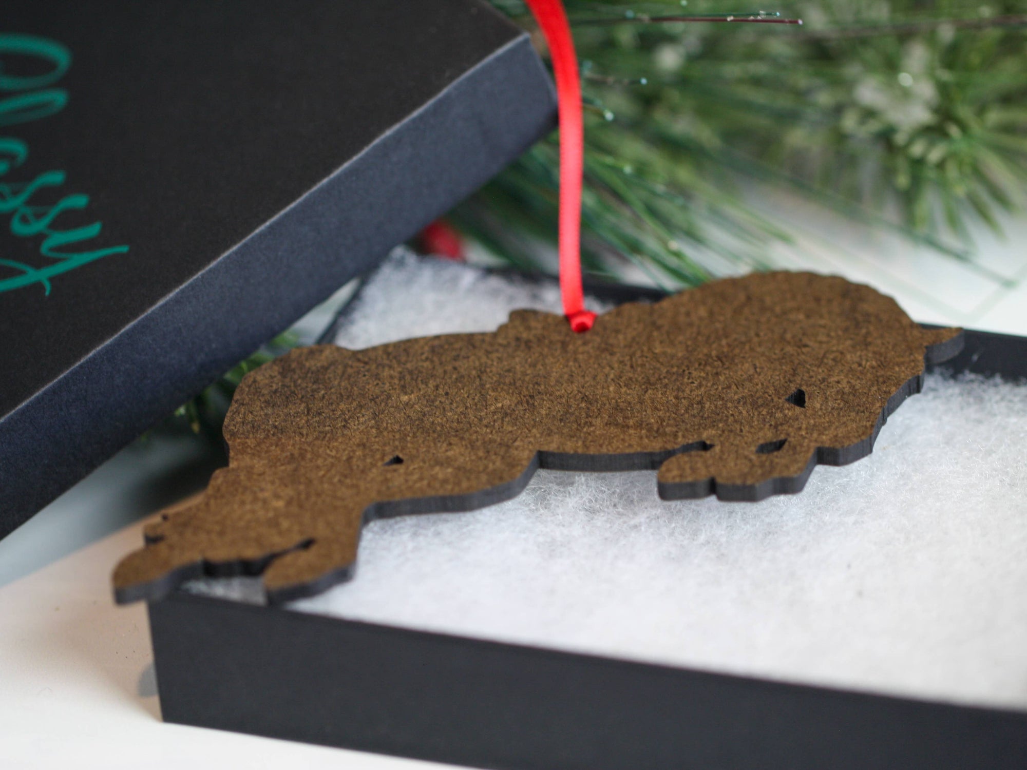 Jumping Horse Ornament - Gray Hunter Equestrian Décor