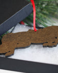 Jumping Horse Ornament - Gray Hunter Equestrian Décor