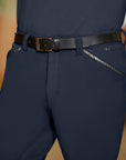 Waldhausen Marc Silicon Men's Knee Grip Breeches, Deep Blue