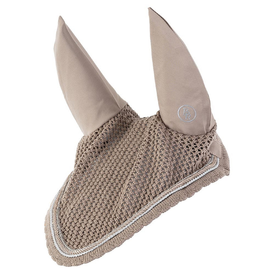 BR Equestrian Ear Bonnet Davi, Taupe Gray