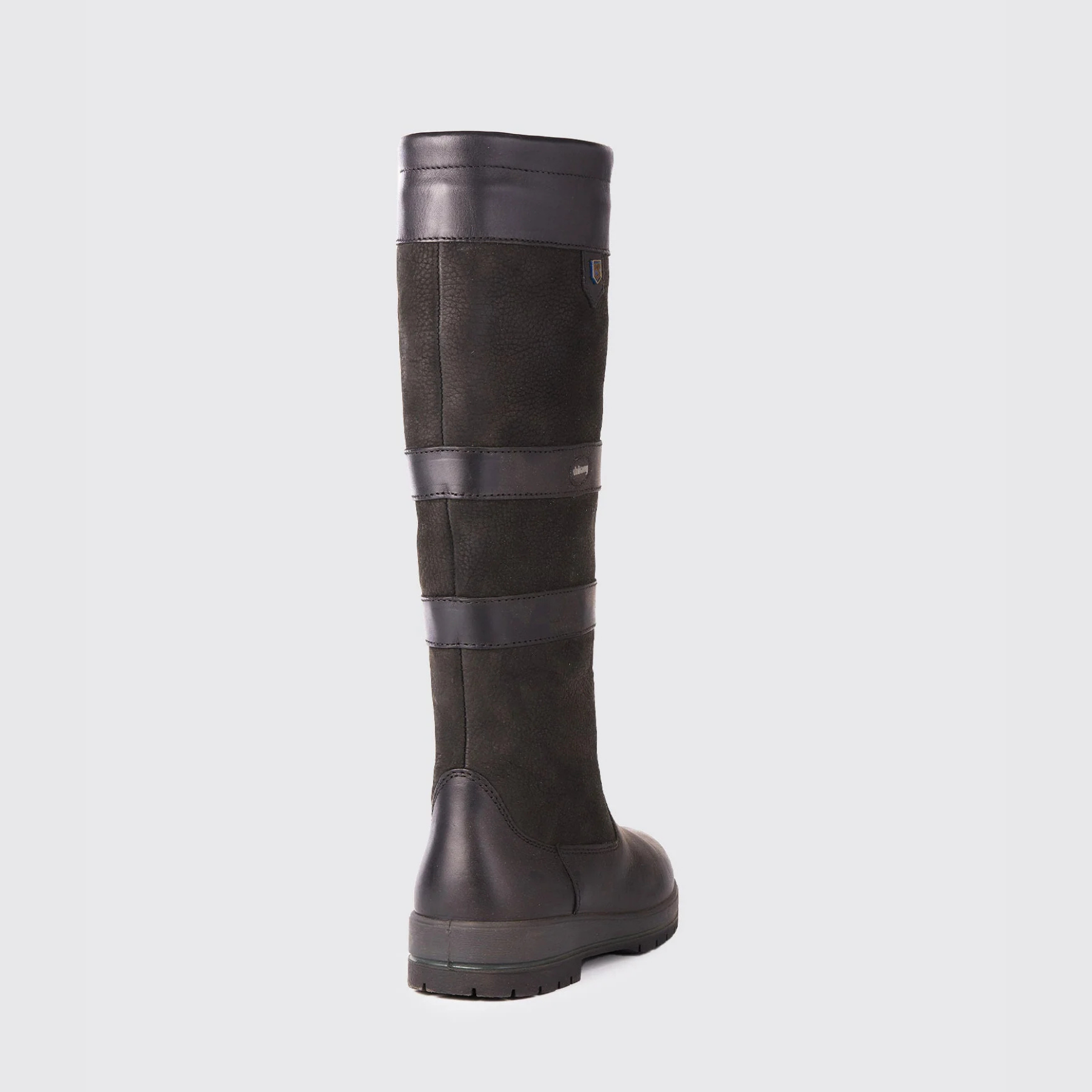 Dubarry Ireland Galway Ladies Waterproof Leather Country Boot in Black/Black