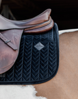 Kentucky Horsewear Skin Friendly Saddle Pad Velvet Jumping, Black