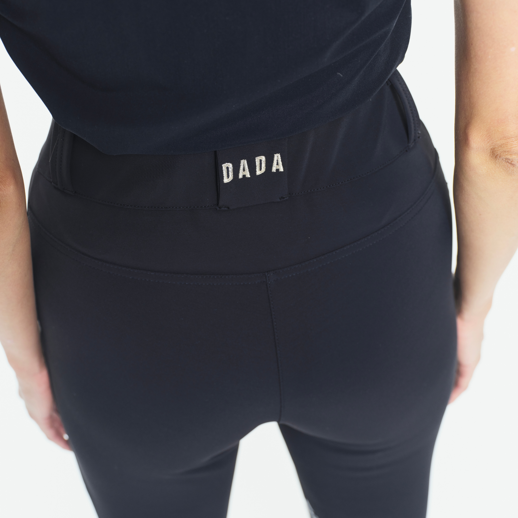 Dada Sport Kit New Ladies Knee Grip Breeches, Black