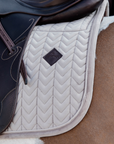 Kentucky Horsewear Skin Friendly Saddle Pad Velvet Dressage, Beige
