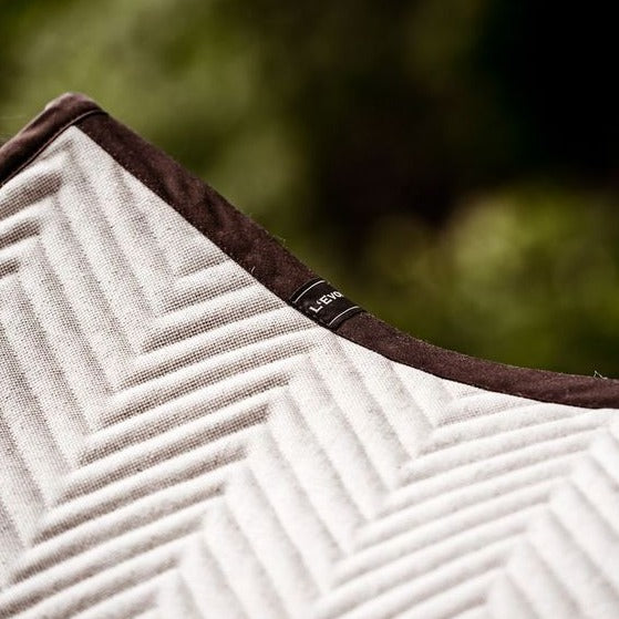 L'Evoine Alpaca Jump Saddle Pad, Linen