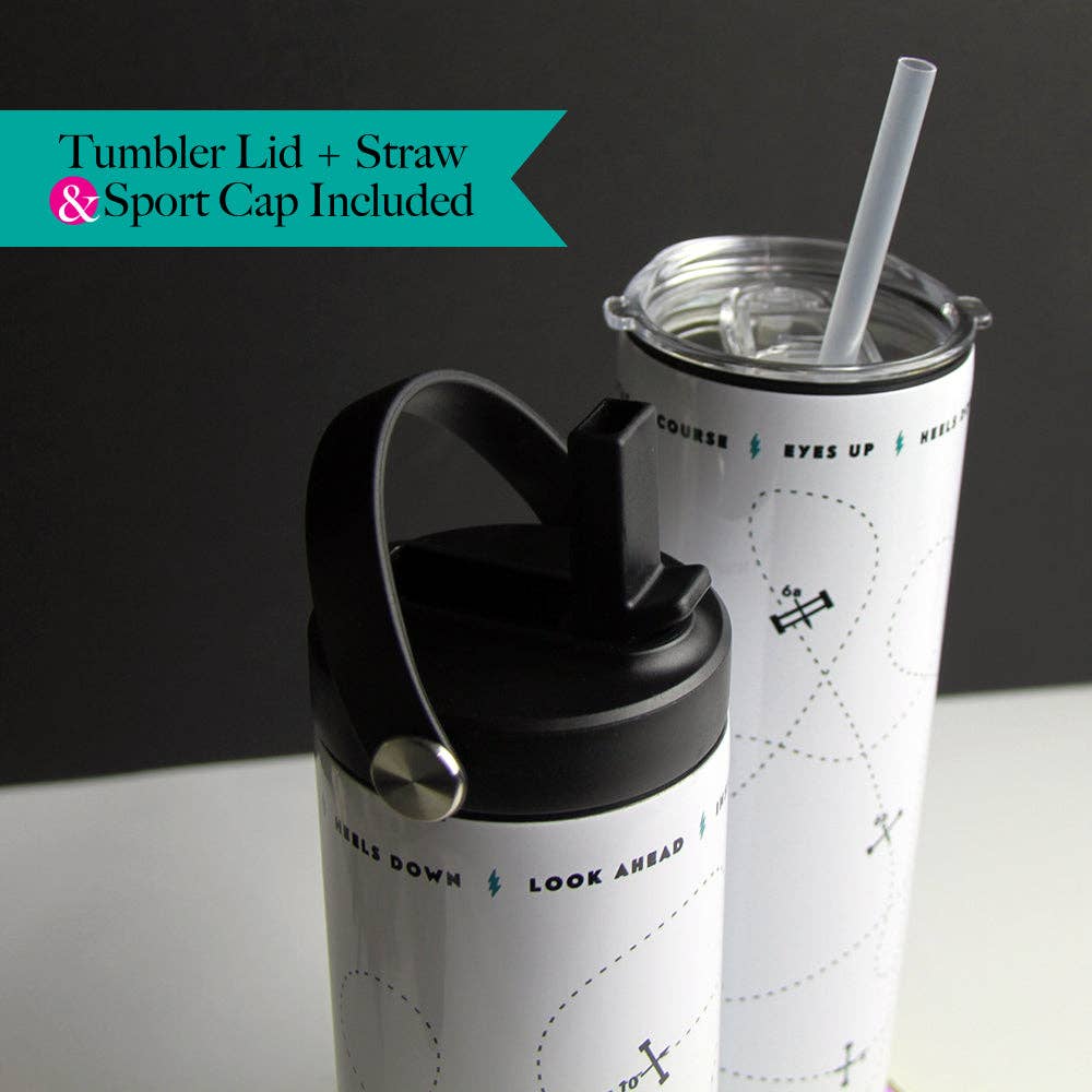 Hunt Seat Paper Co. Off Course Stainless Steel Water Bottle
