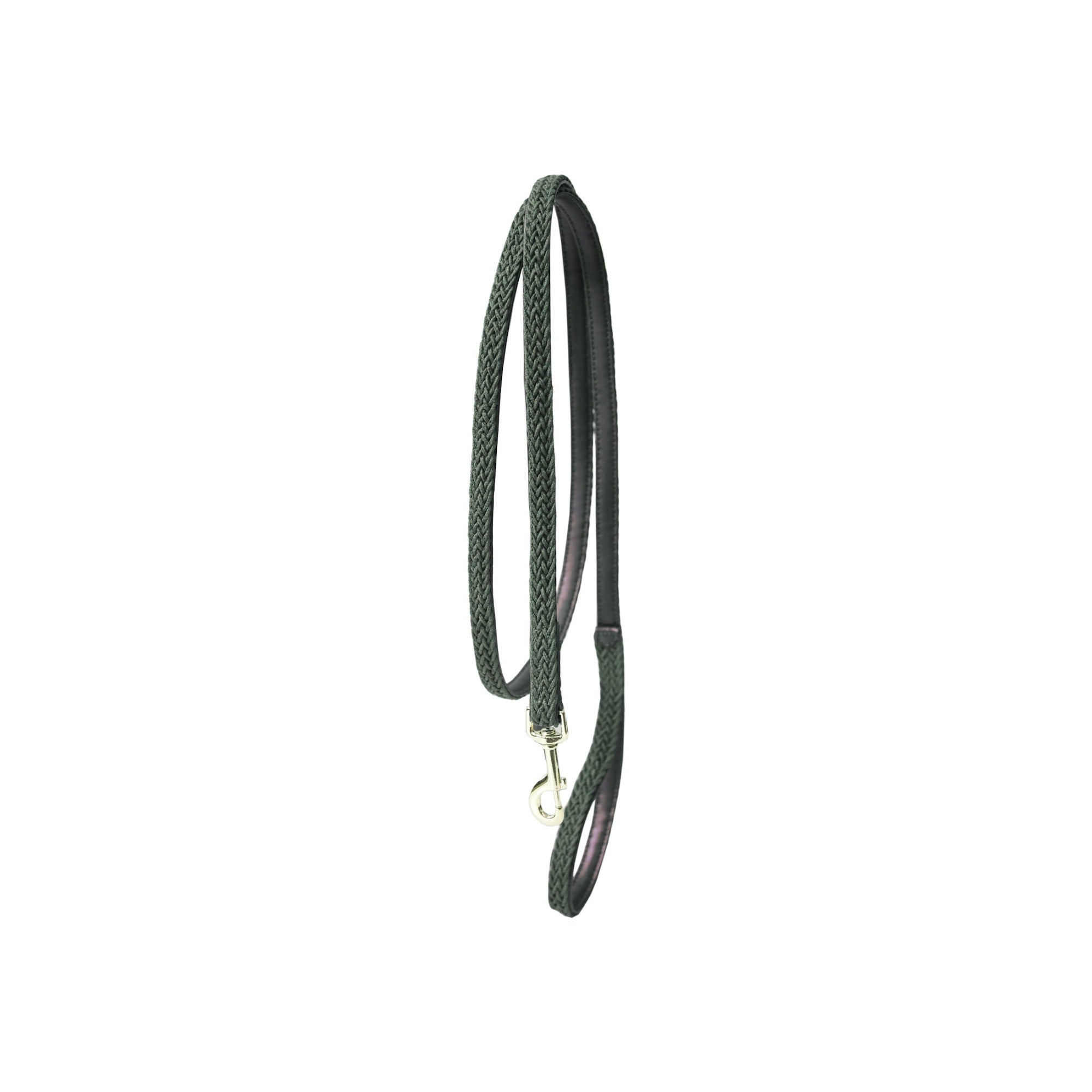 Kentucky Horsewear Plaited Nylon Horse Lead, Olive