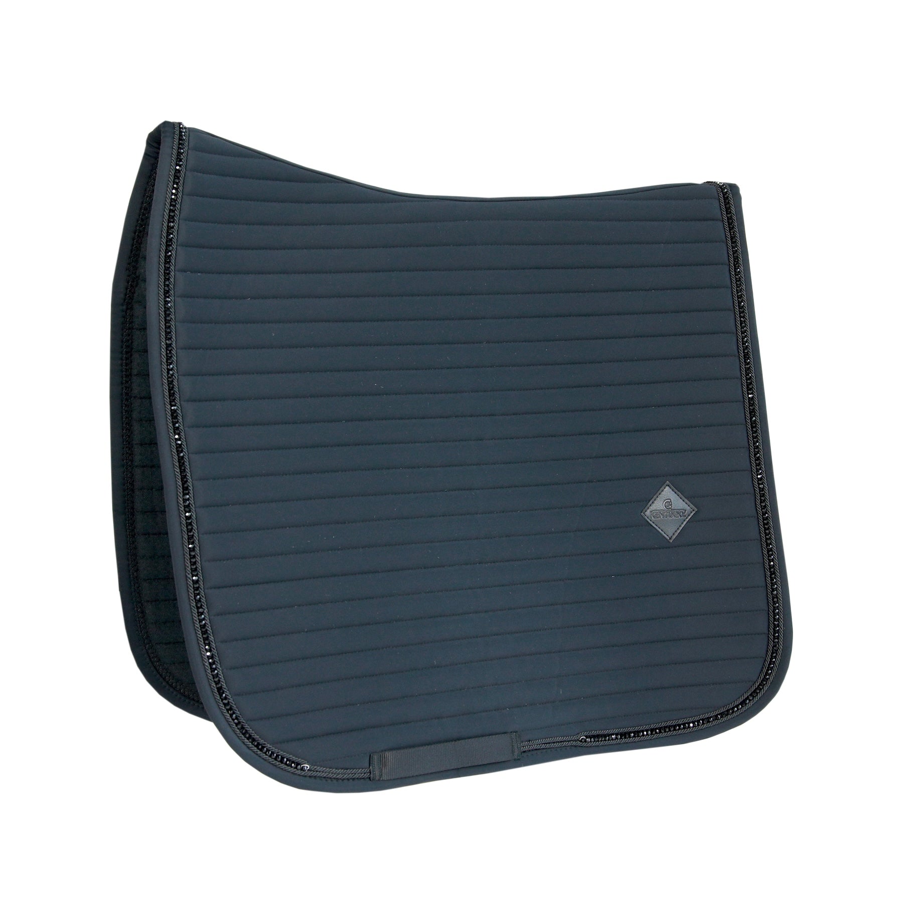 Kentucky Horsewear Saddle Pad Pearls Dressage Black Edition