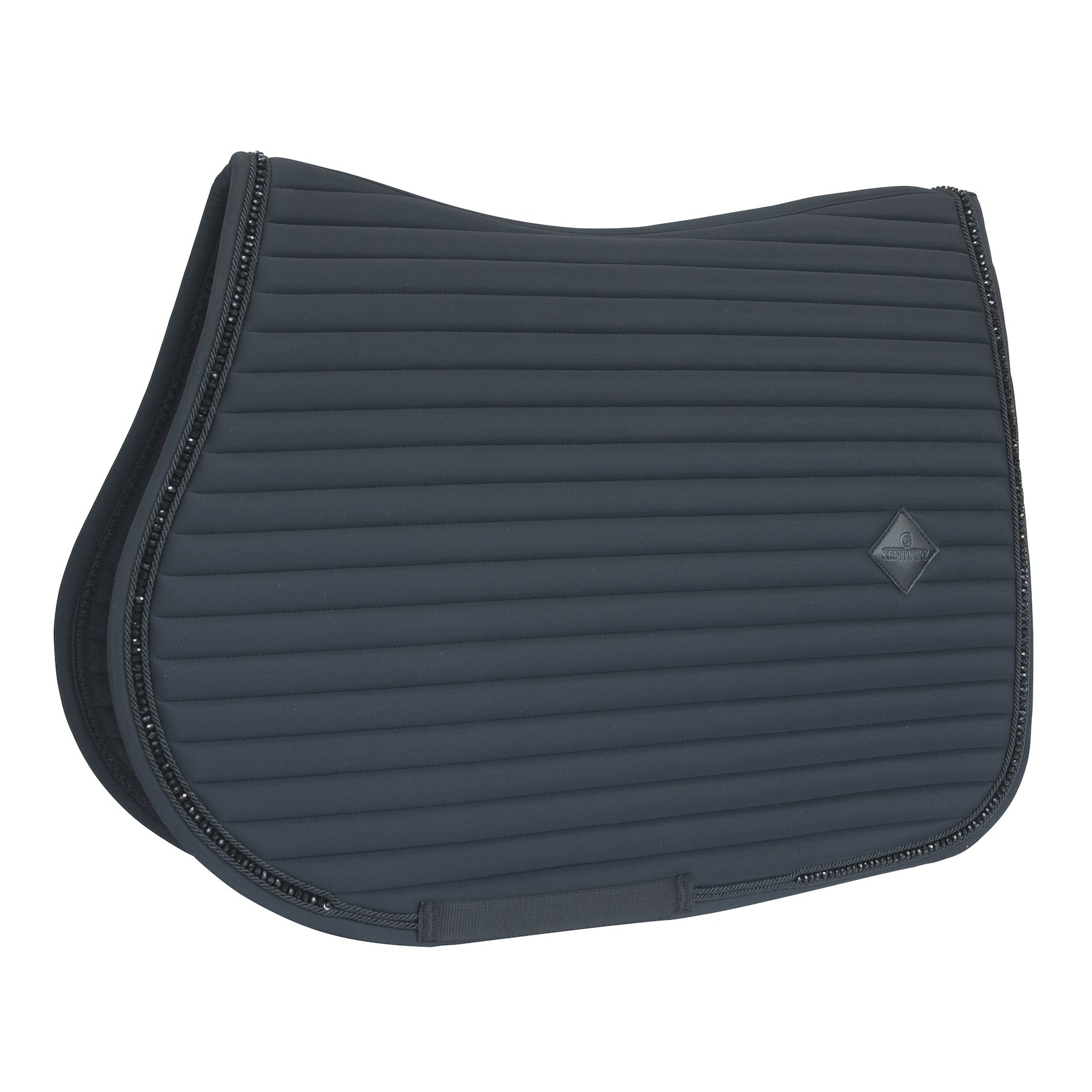 Kentucky Horsewear Saddle Pad Pearls Jumping Black Edition