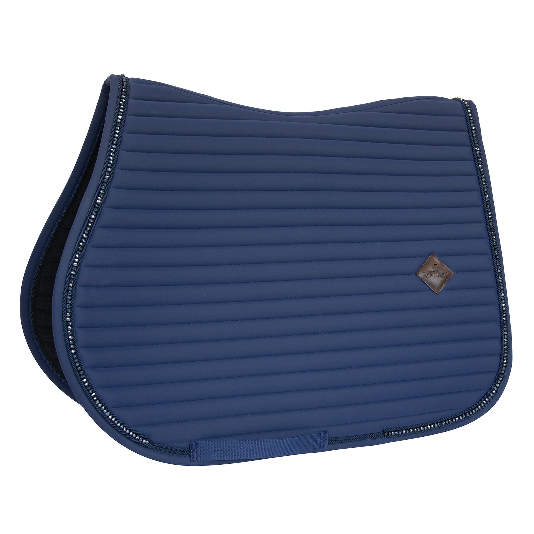 Kentucky Horsewear Saddle Pad Pearls Jumping Navy Edition