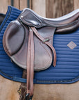 Kentucky Horsewear Saddle Pad Pearls Jumping Navy Edition