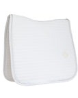 Kentucky Horsewear Saddle Pad Pearls Dressage White Edition