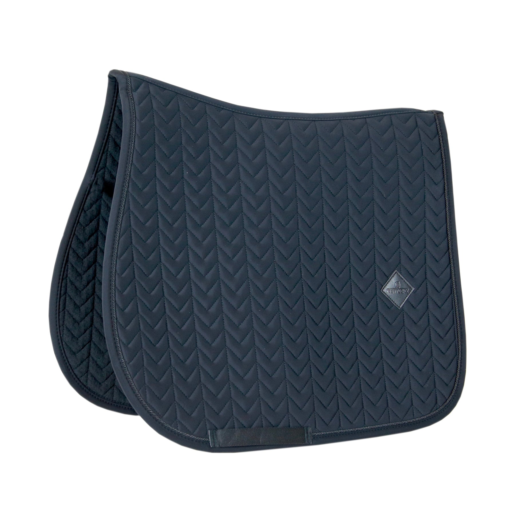 Kentucky Horsewear Saddle Pad Fishbone Jumping Black Edition
