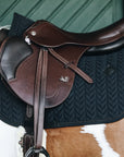 Kentucky Horsewear Saddle Pad Fishbone Jumping Black Edition