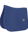 Kentucky Horsewear Saddle Pad Fishbone Jumping Navy Edition