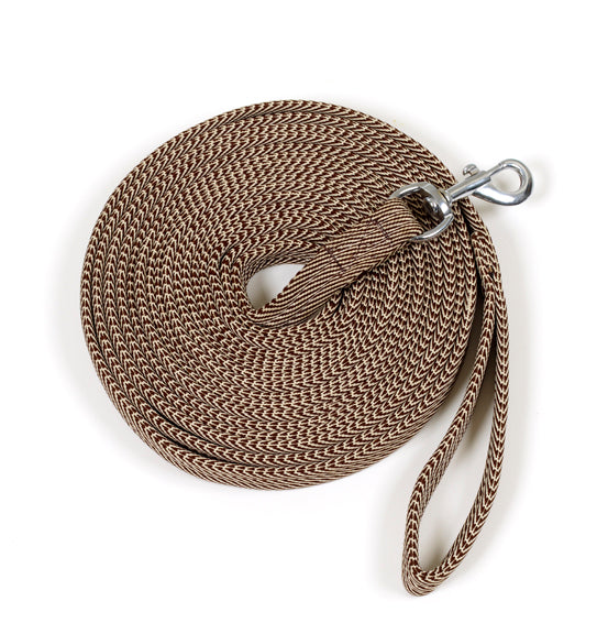 Centaur® 25' Cushion Padded Lunge Line, Tan/Brown