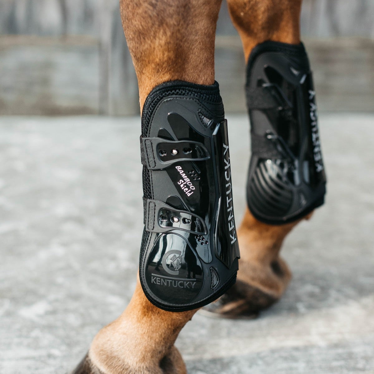 Kentucky Horsewear Bamboo Tendon Boots, Black