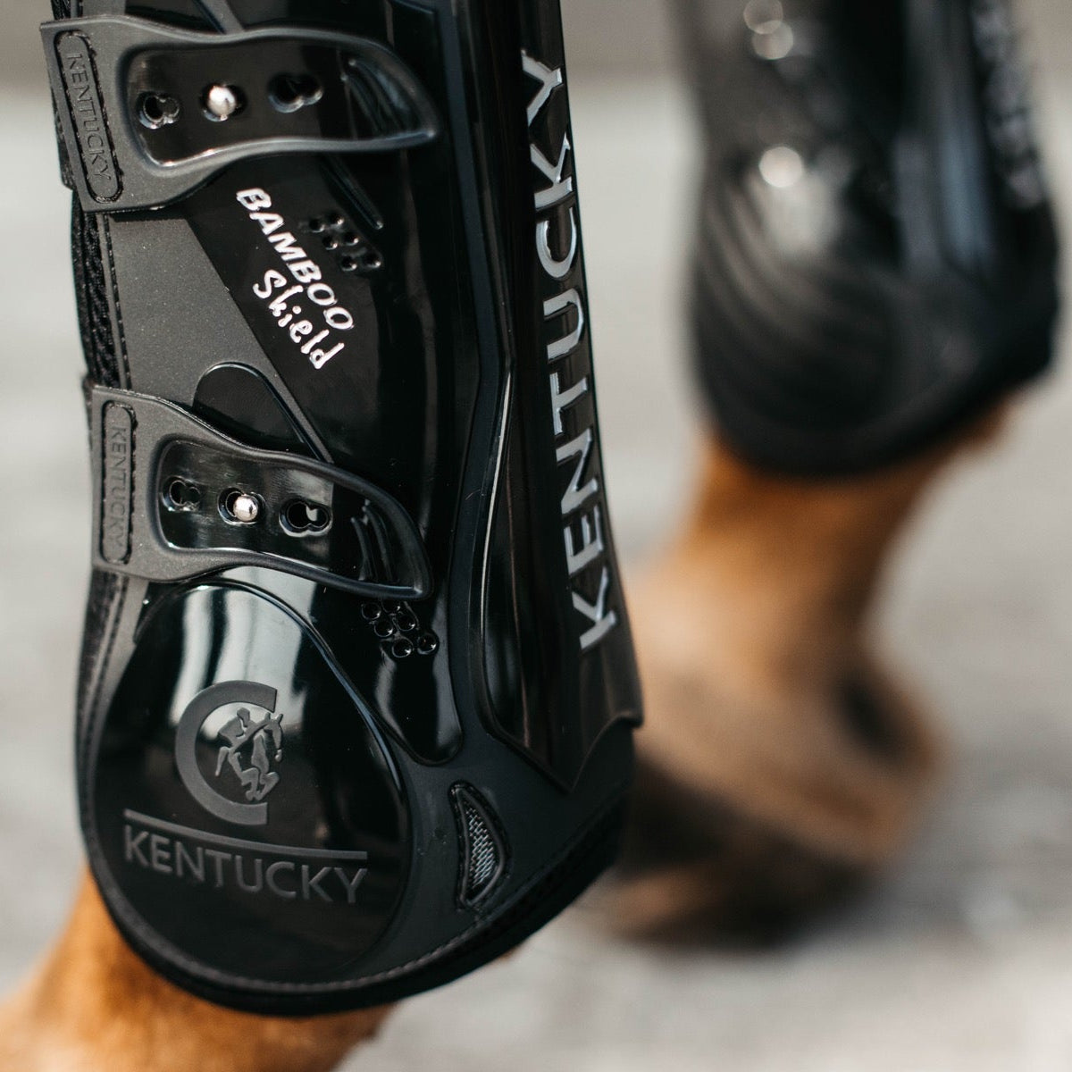 Kentucky Horsewear Bamboo Tendon Boots, Black