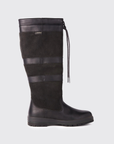 Dubarry Ireland Galway Ladies Waterproof Leather Country Boot in Black/Black
