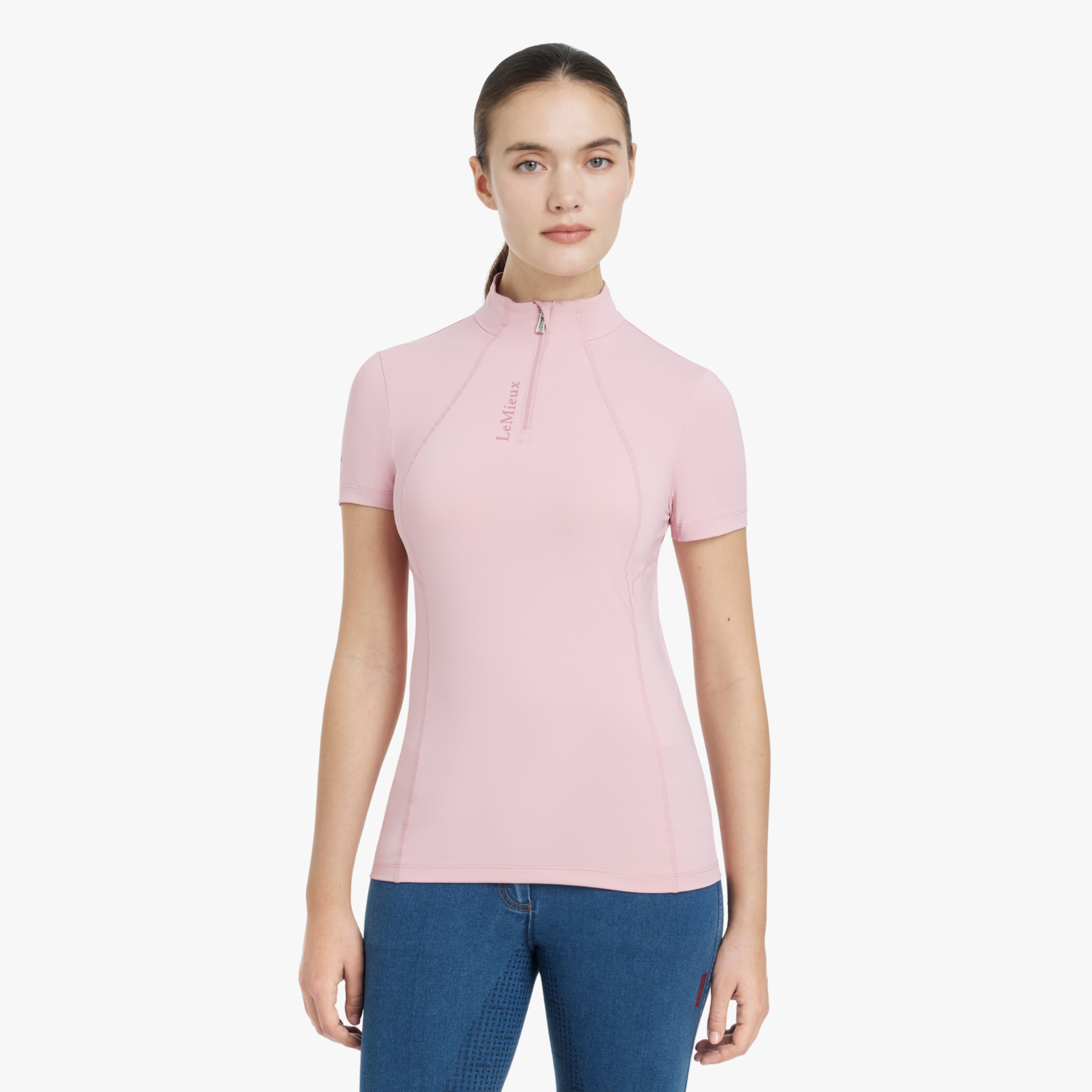 LeMieux Ladies Short Sleeve Classique Base Layer, Blossom