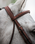 ADT Tack Imperial Bridle w/Raised Fancy Laced Reins, Brown