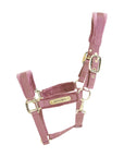Kentucky Horsewear Velvet Halter, Old Rose