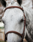 ADT Tack Imperial Bridle w/Raised Fancy Laced Reins, Brown