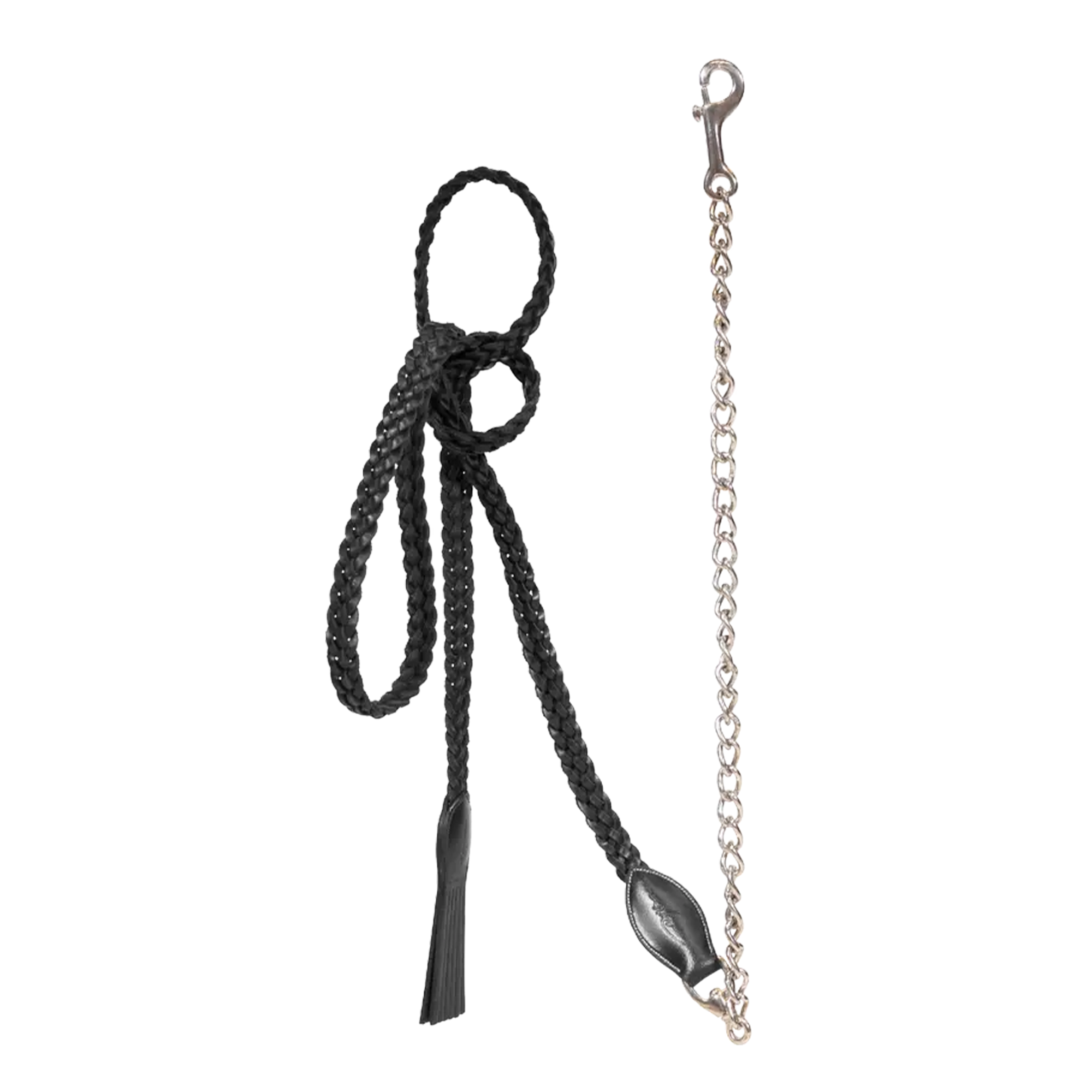 Dy'on Plaited Lead with Chain, Working by Dy'on, Black