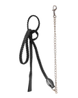 Dy'on Plaited Lead with Chain, Working by Dy'on, Black
