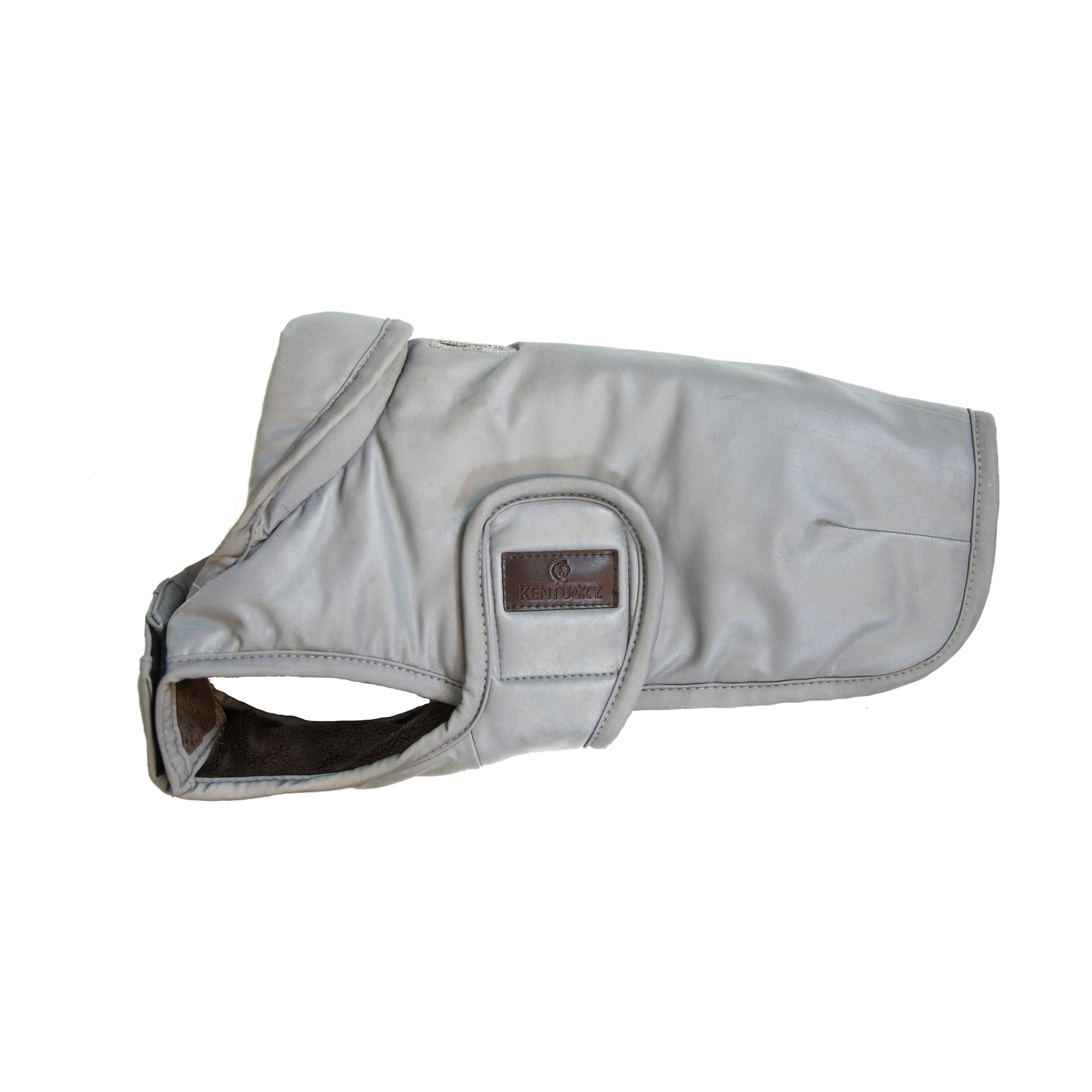 Kentucky Dog Coat Reflective & Water Repellent Belly Cover, Silver