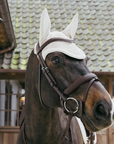 Kentucky Horsewear Fly Veil Wellington with Plaited Cord, Beige