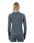 BR Equestrian Ladies Half Zip-Up Pullover Dewie, Dark Slate