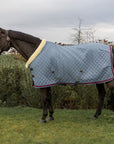 Kentucky Horsewear Show Rug with Bradied Rope, Denim