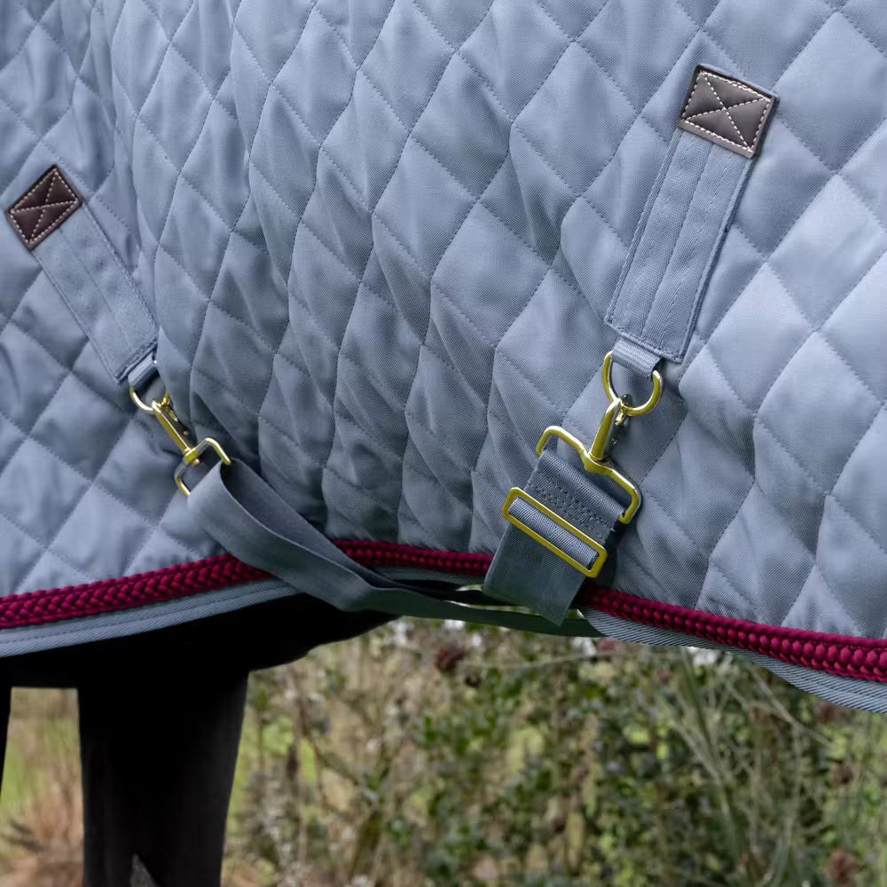 Kentucky Horsewear Show Rug with Bradied Rope, Denim
