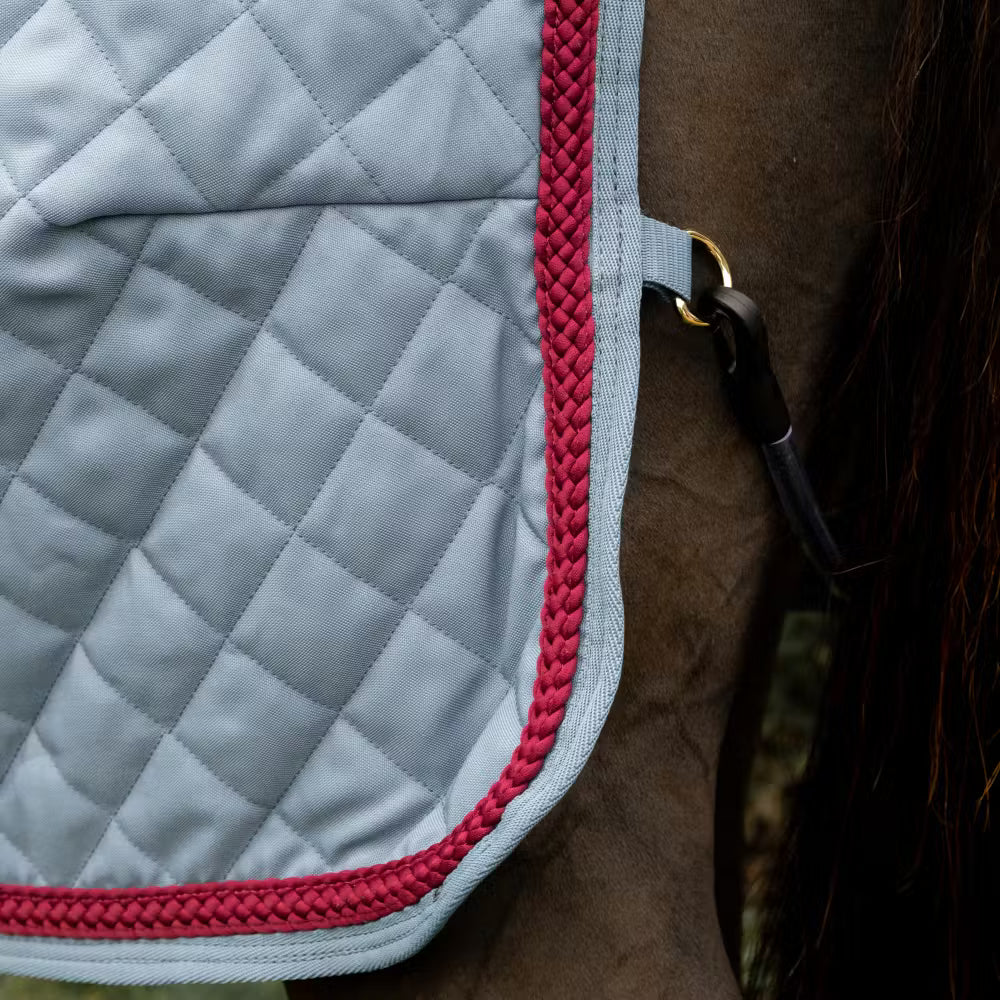 Kentucky Horsewear Show Rug with Bradied Rope, Denim
