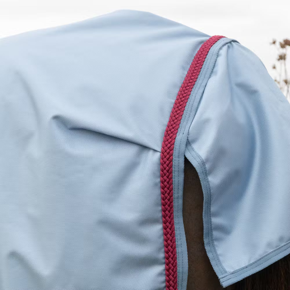 Kentucky Horsewear Turnout Rug All Weather Waterproof Pro with Braided Cord, Denim