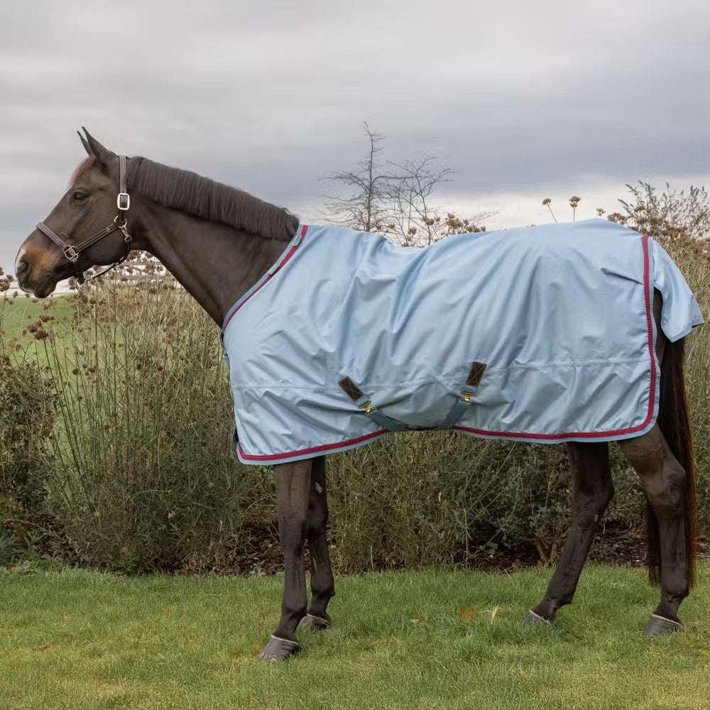 Kentucky Horsewear Turnout Rug All Weather Waterproof Pro with Braided Cord, Denim