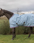 Kentucky Horsewear Turnout Rug All Weather Waterproof Pro with Braided Cord, Denim