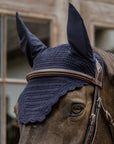 Kentucky Horsewear Fly Veil Wellington Wave, Navy