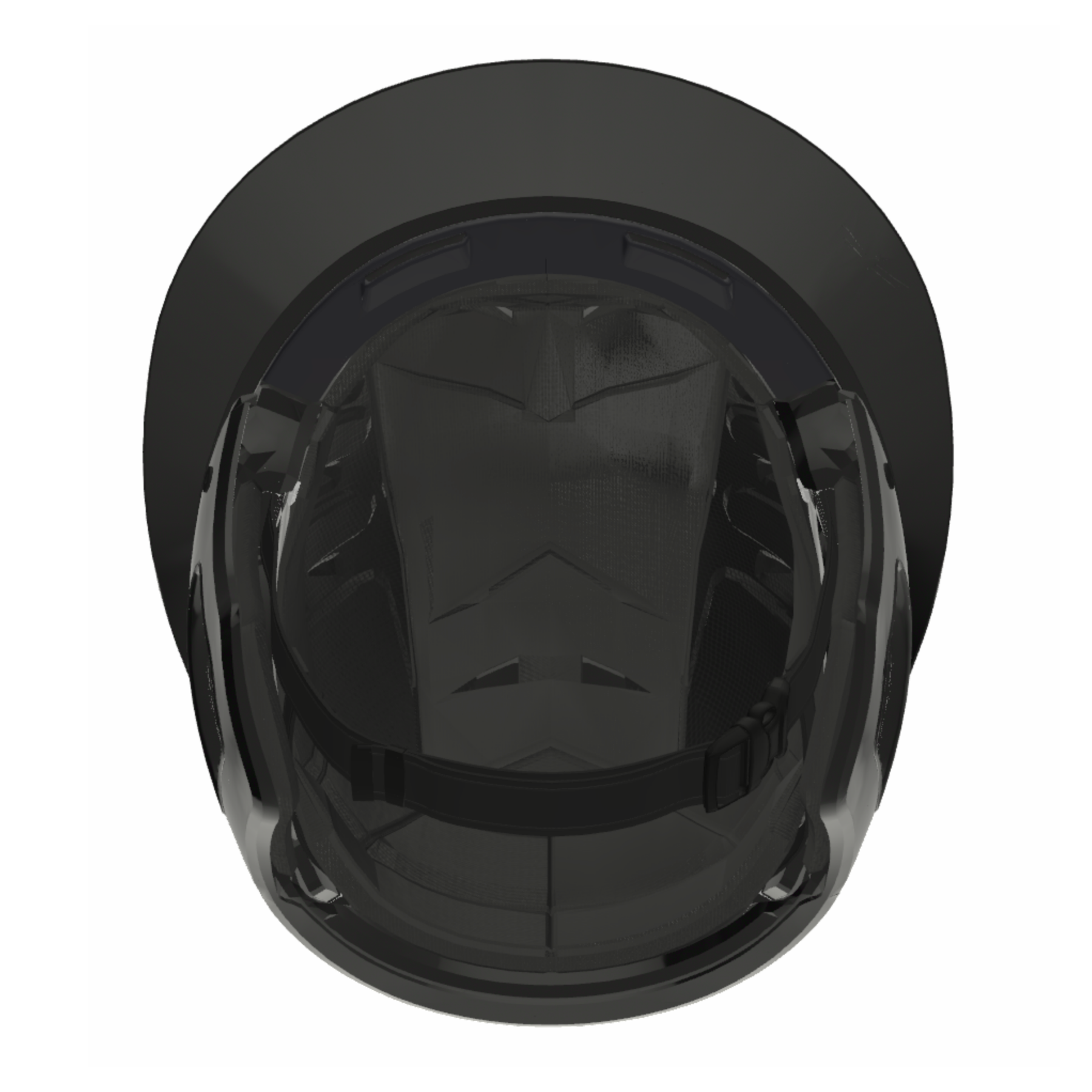 Freejump Voronoï Wide Brim Helmet with Temporal, Black Glossy