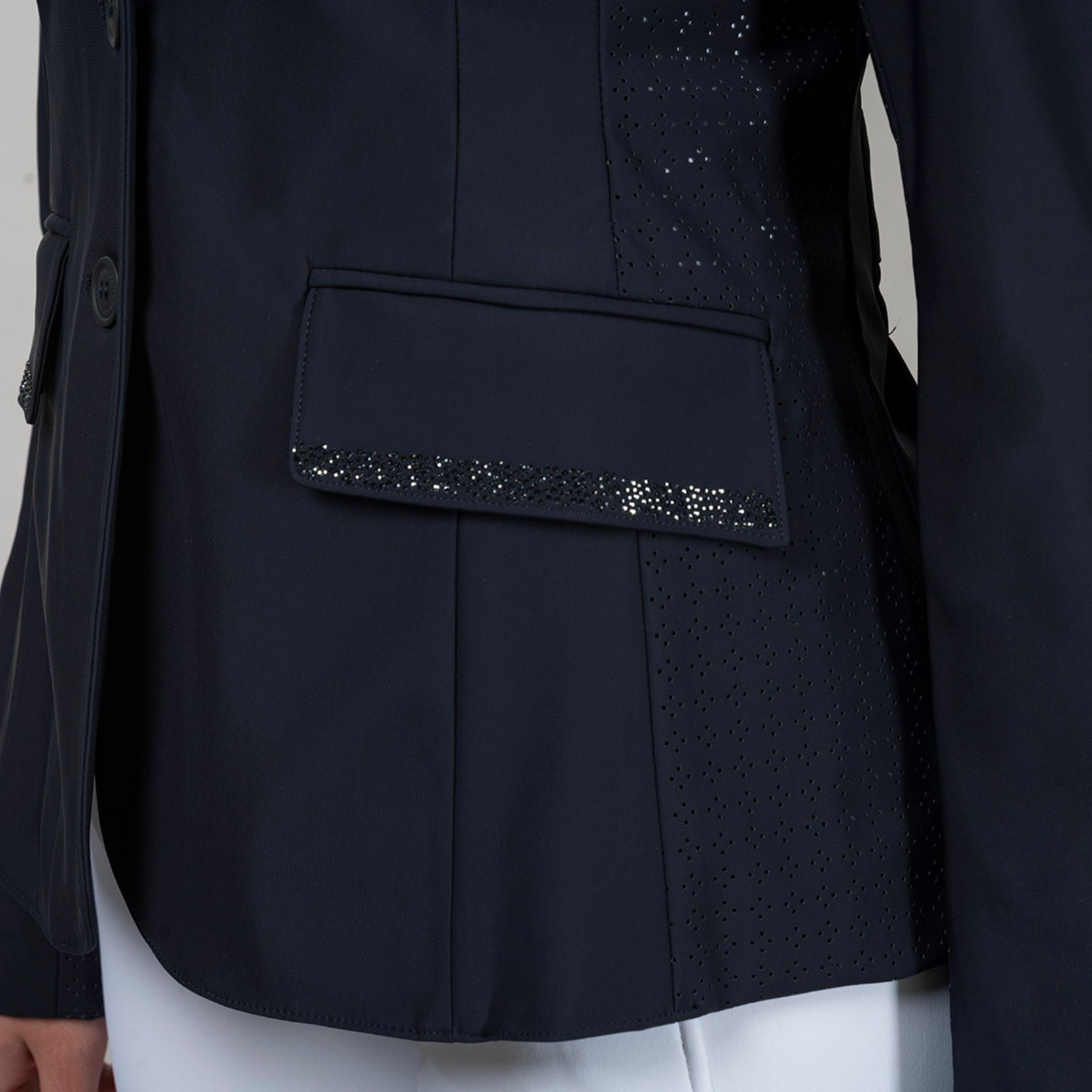 Schockemohle SPAlaine Ladies Show Jacket, Dark Navy