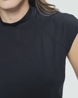 Dada Sport Totem Ladies Short Sleeve Training Shirt, Black
