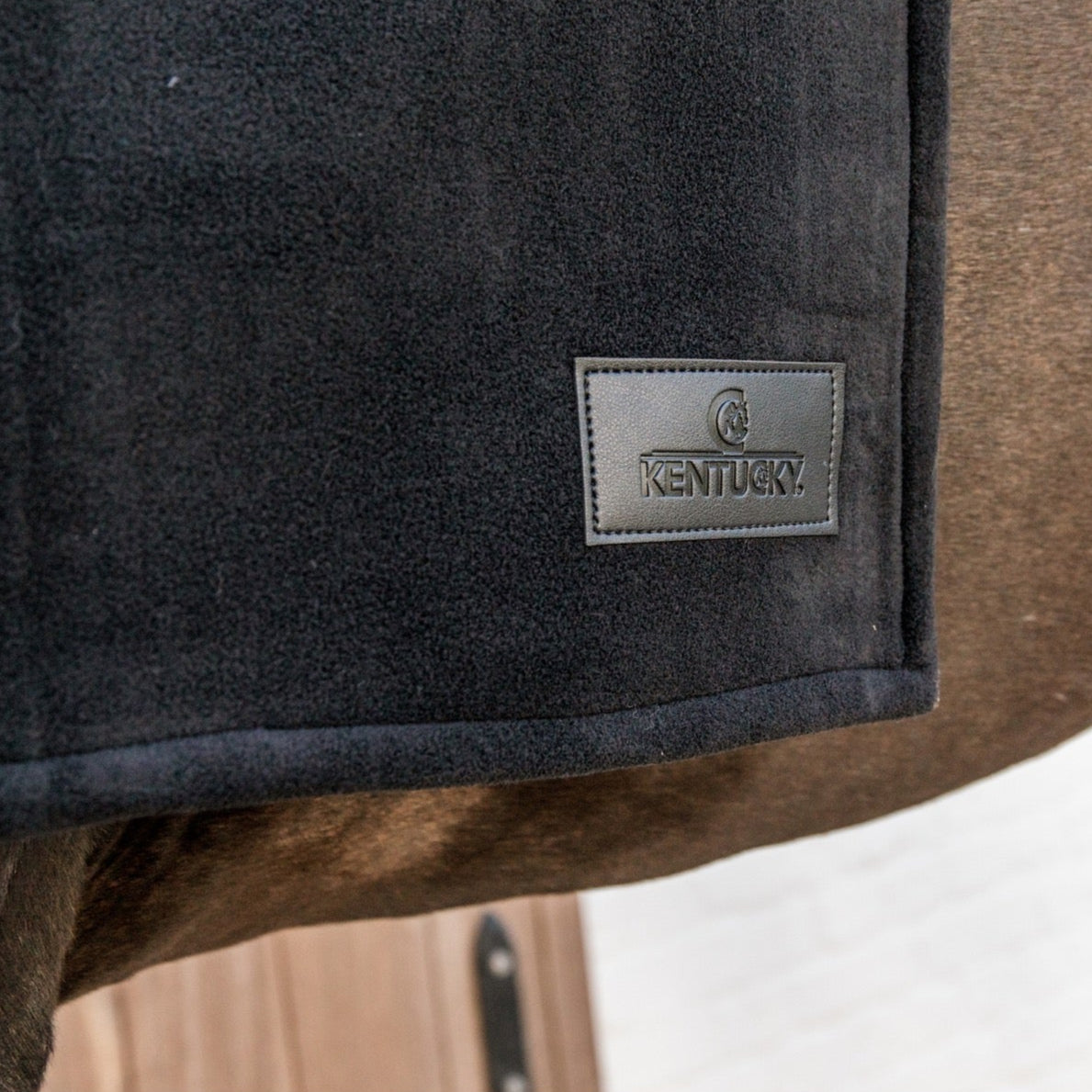 Kentucky Horsewear Heavy Fleece Horse Scarf, Black